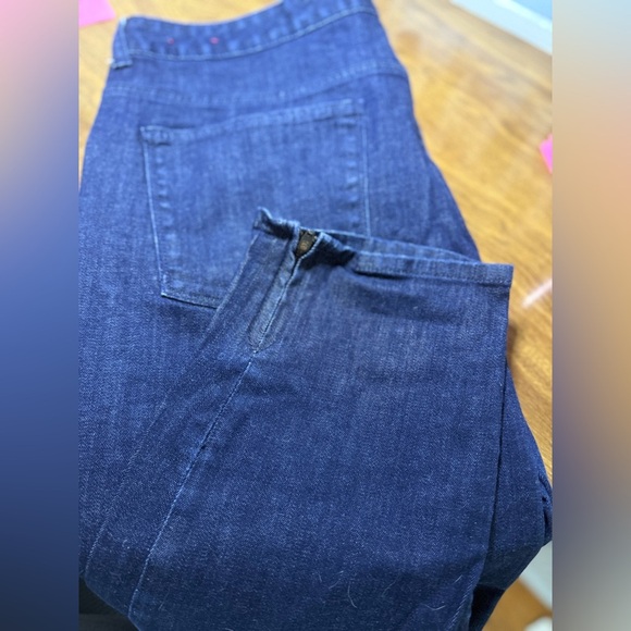 Talbots Signature Slim/Ankle with Ankle Zipper Dark WashJeans  Size 22WP - Picture 6 of 7